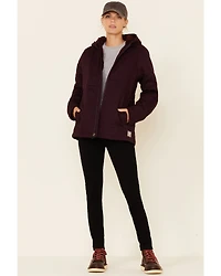 Ariat Women's Plum Perfect Rebar Duracanvas Insulated Zip-Front Work Jacket
