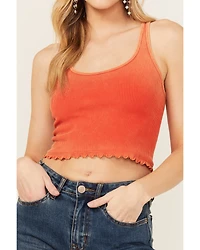 Fornia Women's Ribbed Lettuce Edge Brami