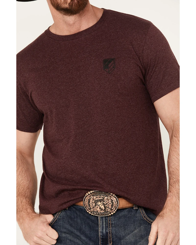 RANK 45® Men's Bedford American Flag Short Sleeve T-Shirt