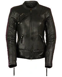 Milwaukee Leather Women's Concealed Carry Embroidered Phoenix Jacket - 3X