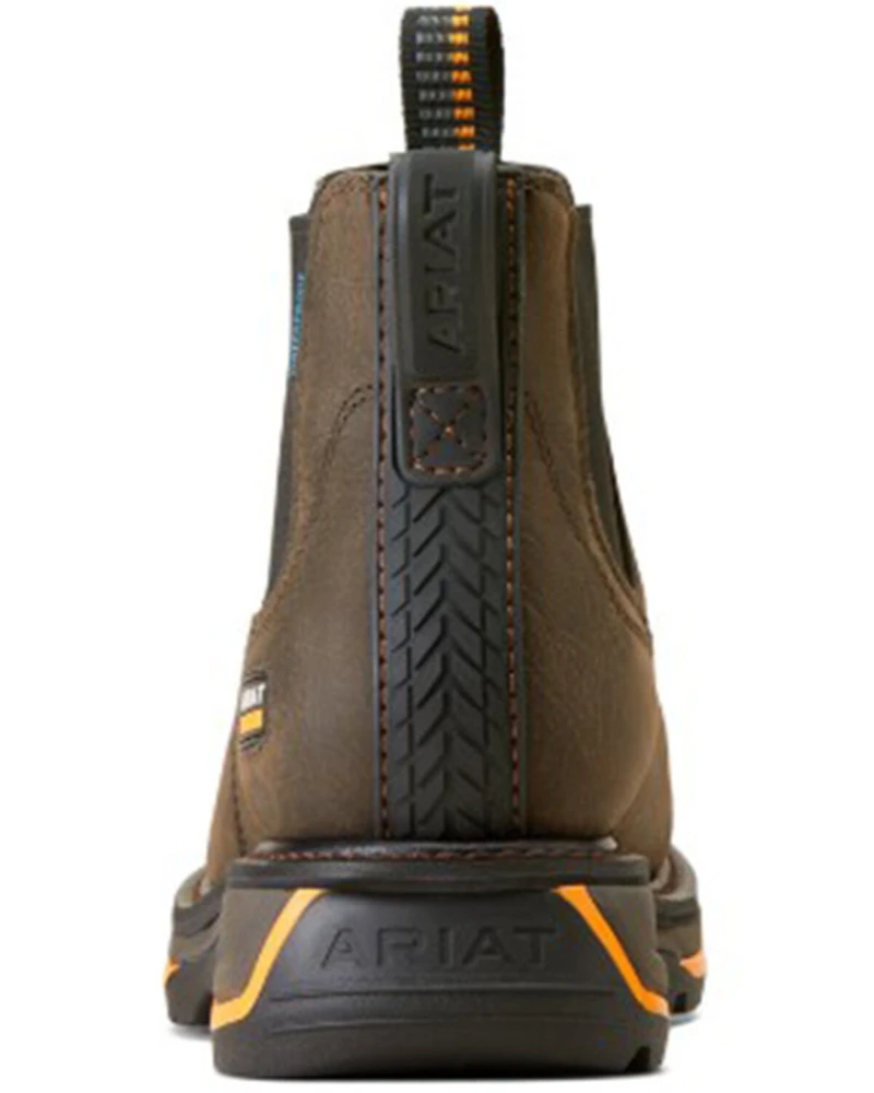 Ariat Men's Big Rig Waterproof Chelsea Work Boots - Soft Toe
