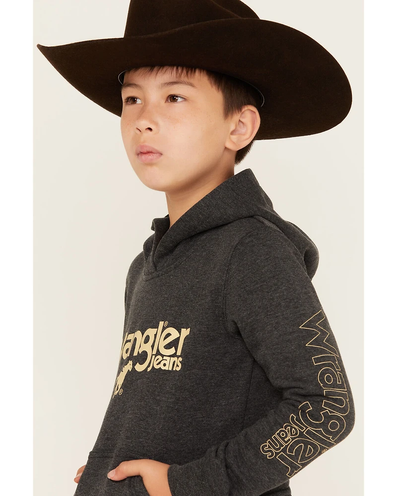 Wrangler Boys' Logo Hooded Sweatshirt