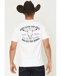 Cowboy Hardware Men's Mess With The Bull Short Sleeve Graphic T-Shirt