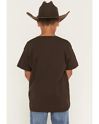 Riot Society Boys' Bucking Bronco Embroidered Short Sleeve T-Shirt