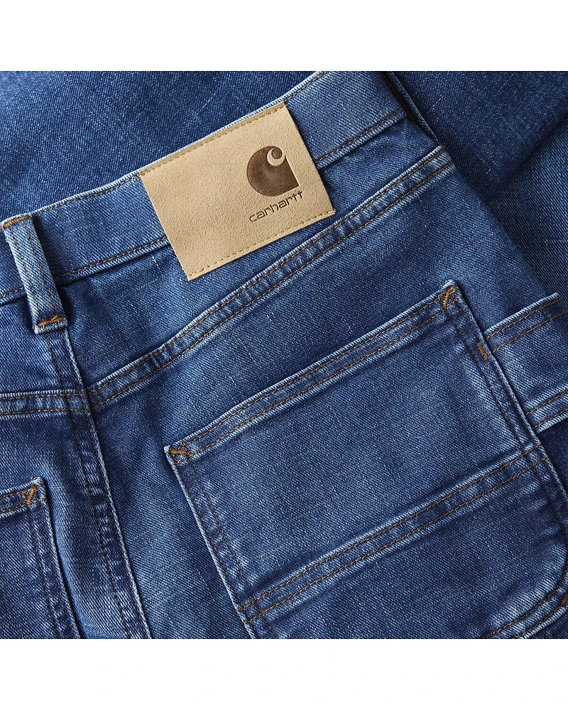 Carhartt Women's Dark Wash Carpenter Denim Jeans