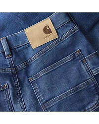 Carhartt Women's Dark Wash Carpenter Denim Jeans