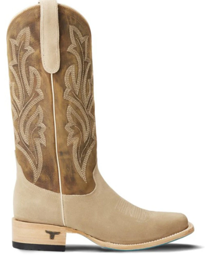 Lane Women's Classic Suede Western Boots - Square Toe
