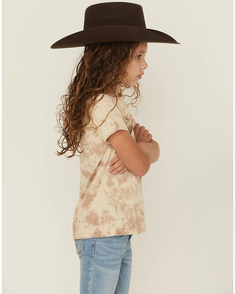 Shyanne Girls' Cow Cloud Short Sleeve Graphic Tee