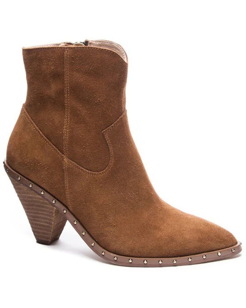 Chinese Laundry Women's Ramble Split Suede Fashion Booties - Snip Toe