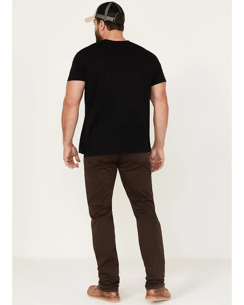 Brothers and Sons Men's Java Wash Tucker Slim Straight Stretch Denim Jeans