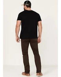 Brothers and Sons Men's Java Wash Tucker Slim Straight Stretch Denim Jeans