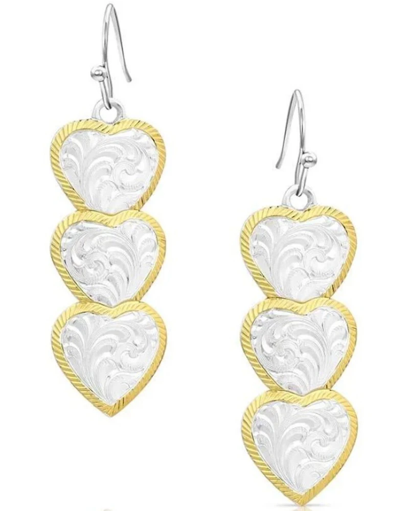 Montana Silversmiths Women's Pure Heart Earrings