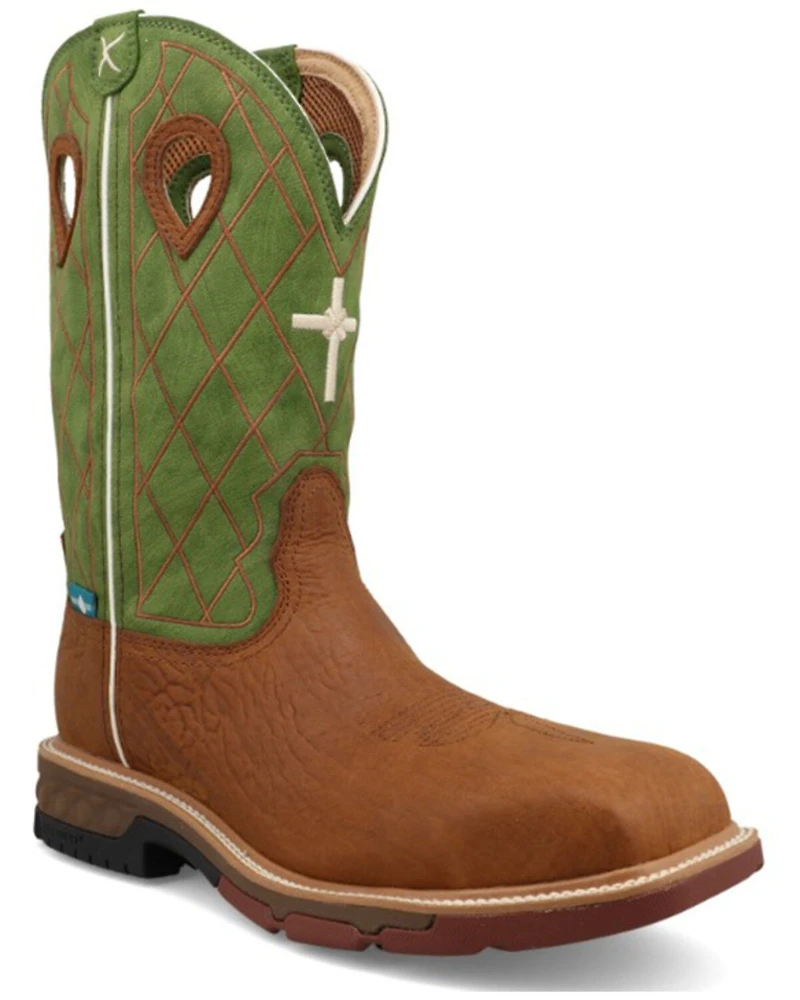 Twisted X Men's 12" Western Work Boots - Composite Toe