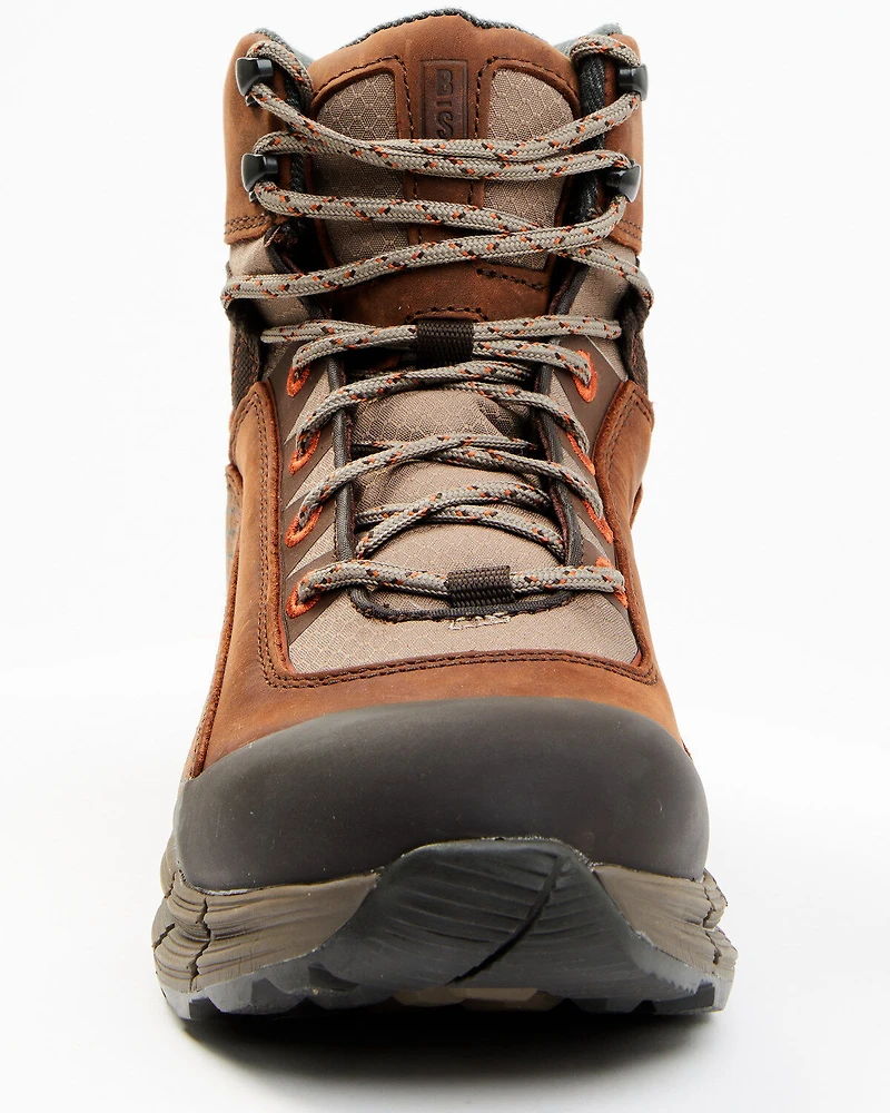 Brothers and Sons Men's 5" Lace-Up Waterproof Hiker Boots - Round Toe