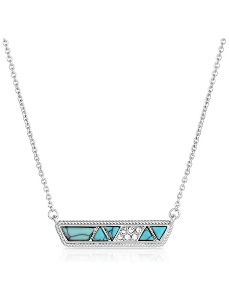 Montana Silversmiths Women's High Noon Cobblestone Bar Necklace