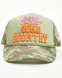 Idyllwind Women's Sorry Gone Country Camo Print Ball Cap