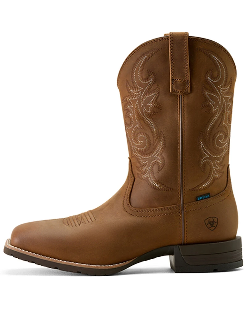 Ariat Men's Hybrid Ranchway Waterproof Performance Western Boots - Broad Square Toe