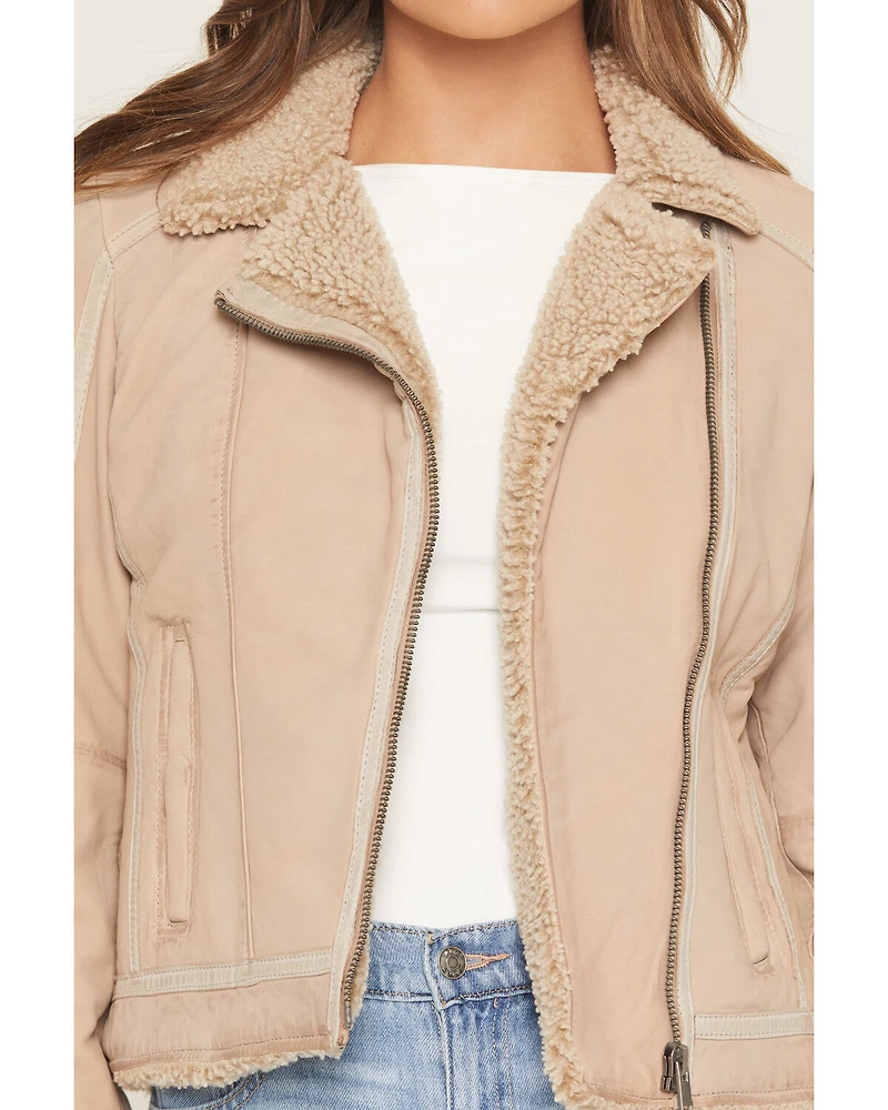 Mauritius Leather Women's RIla Moto Jacket