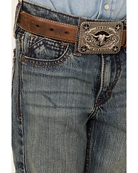 Cody James Boys' Steel Dust Medium Wash Mid Rise Stretch Slim Straight Jeans - Sizes 4-8