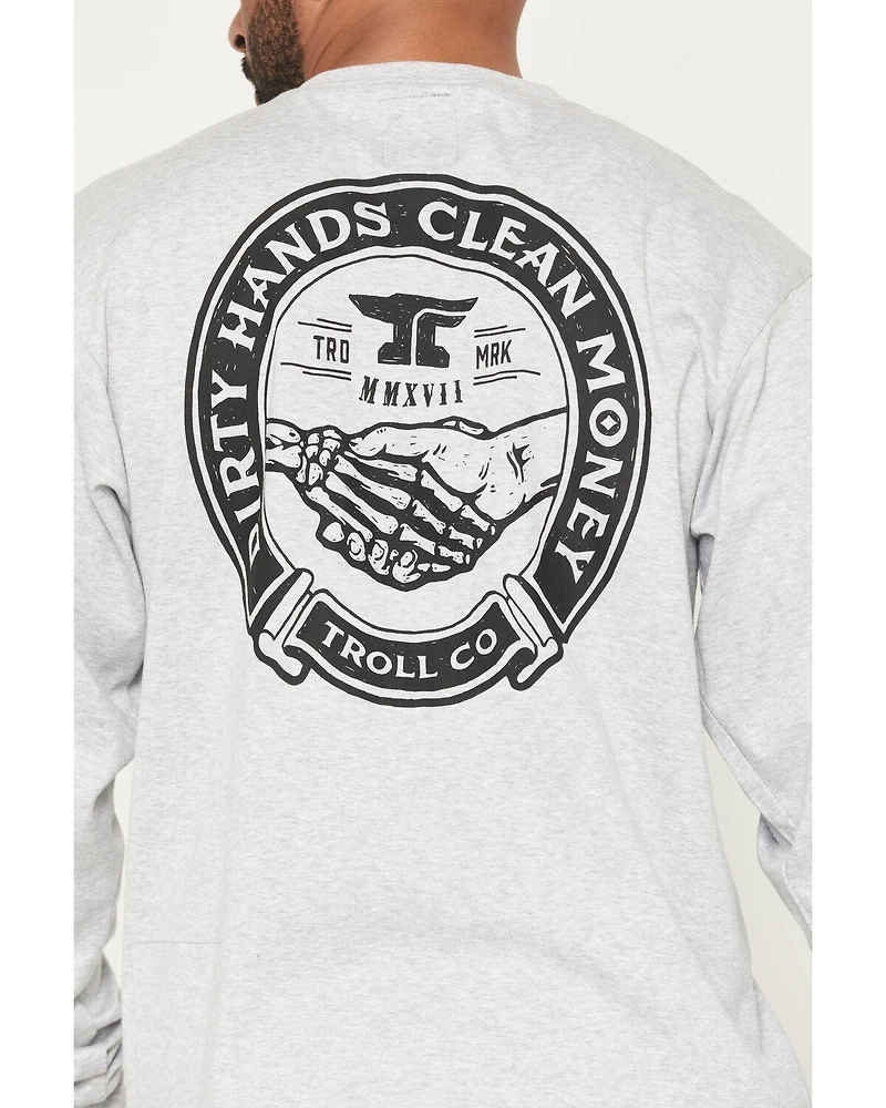 Troll Co Men's FR Haggler Long Sleeve Graphic Work T-Shirt
