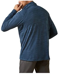 Ariat Men's Rebar Gridwork Baselayer 1/4 Zip Long Sleeve T-Shirt