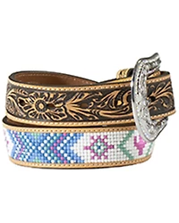 M & F Western Girls' Southwestern Tooled Belt
