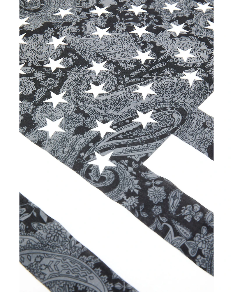 Cody James Men's Paisley Americana Flag Bandana