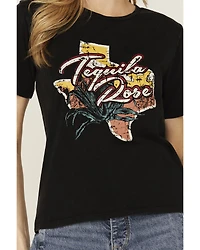 Rock & Roll Denim Women's Tequila Rose Short Sleeve Graphic Tee