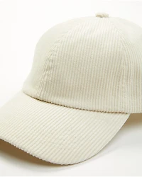Cleo + Wolf Women's Solid Corduroy Ball Cap