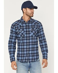 Levi's Men's Niklas Plaid Print Long Sleeve Snap Flannel Shirt