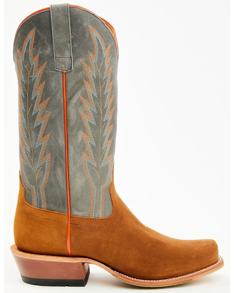 Horse Power Men's Ginger Suede Western Boots - Square Toe