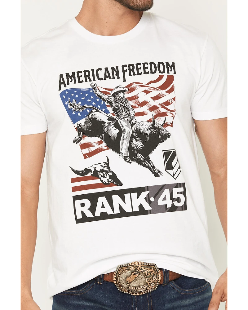 RANK 45® Men's American Freedom Short Sleeve Graphic T-Shirt