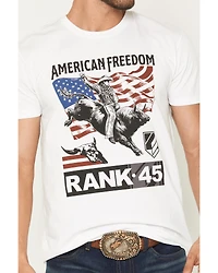 RANK 45® Men's American Freedom Short Sleeve Graphic T-Shirt