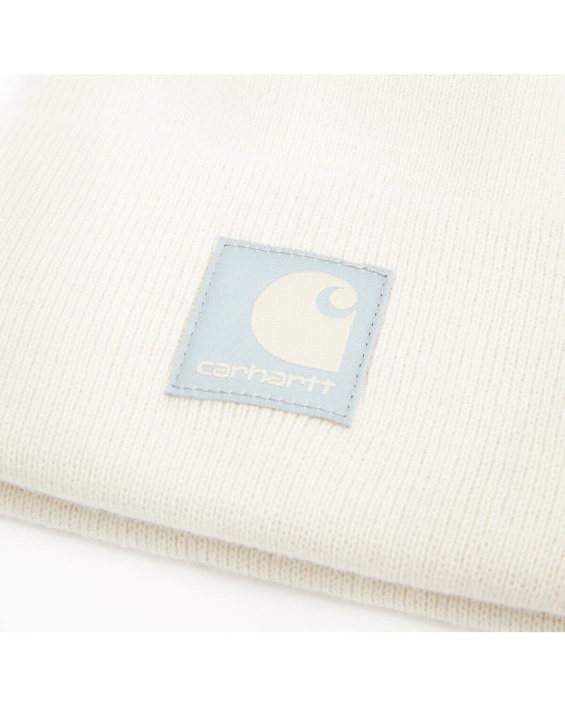 Carhartt Knit Cuffed Logo Satin Lined Beanie