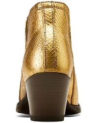 Ariat Women's Exotic Python Dixon Western Booties - Snip Toe
