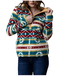 Kimes Ranch Women's Southwestern Print Sherpa Pullover