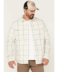 Brothers and Sons Men's Large Plaid Print Performance Long Sleeve Button Down Western Shirt