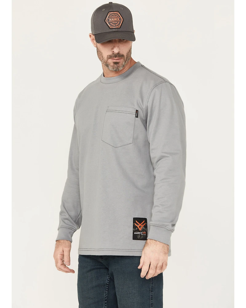 Hawx Men's FR Tread Long Sleeve Graphic Work T-Shirt
