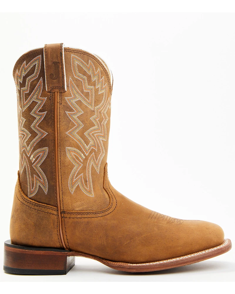Justin Men's Frontier Western Boots - Broad Square Toe