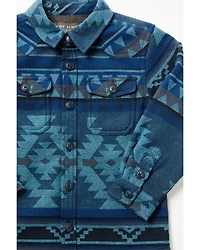 Cody James Toddler Boys' Rosewell Southwestern Print Button-Down Flannel Shirt Jacket