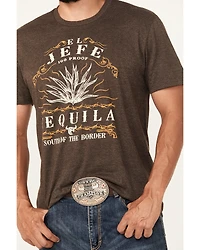 Cowboy Hardware Men's El Jefe Tequila Short Sleeve Graphic T-Shirt