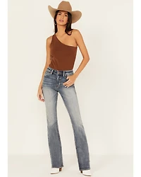 Shyanne Women's Aria Mid Rise Bootcut Stretch Denim Jeans