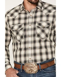 Pendleton Men's Frontier Dobby Ombre Plaid Snap Western Shirt