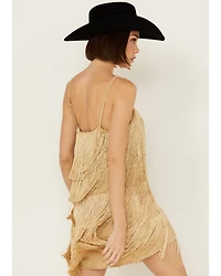 Show Me Your Mumu Women's Buchanan Fringe Mini Dress