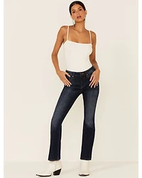 VIGOSS Women's Dark Wash Bootcut Jagger Classic Fit Jeans