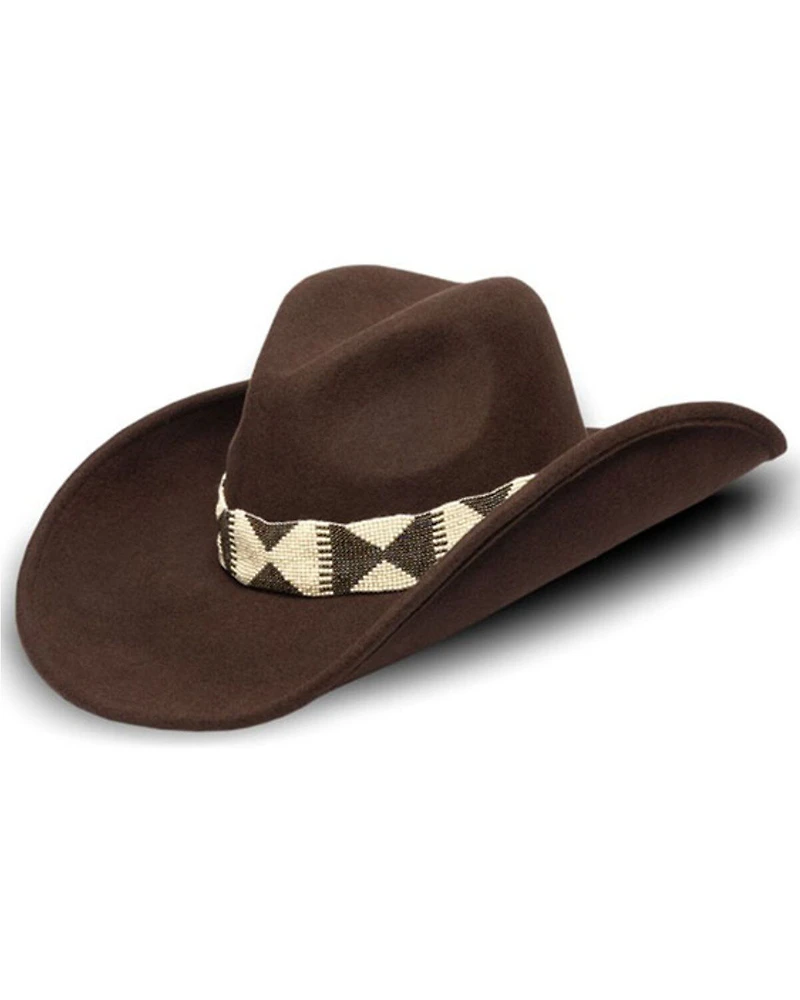 Nikki Beach Women's Bonsoa Wool Cowboy Hat