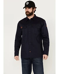 Hawx Men's FR Woven Long Sleeve Button-Down Work Shirt - Big