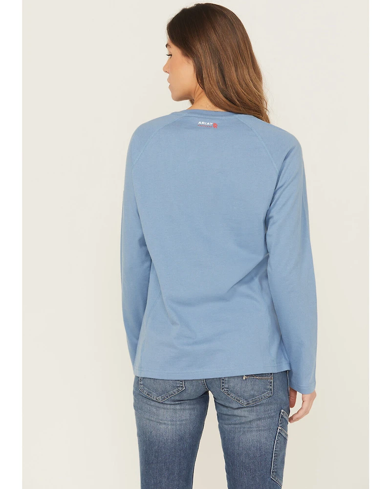 Ariat Women's FR Air Crew Long Sleeve Work Tee