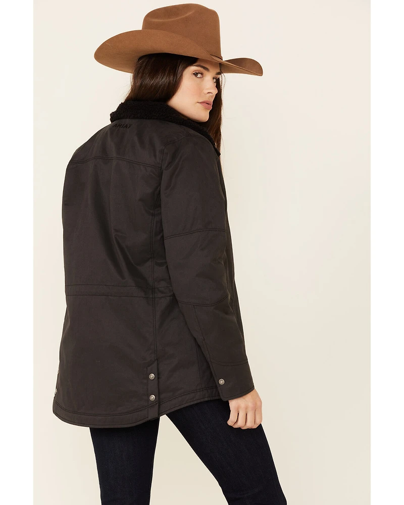 Ariat Women's Solid Grizzly Poly-Fill Canvas Jacket