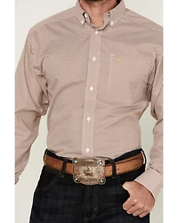 Ariat Men's Ike Geo Print Long Sleeve Button-Down Western Shirt